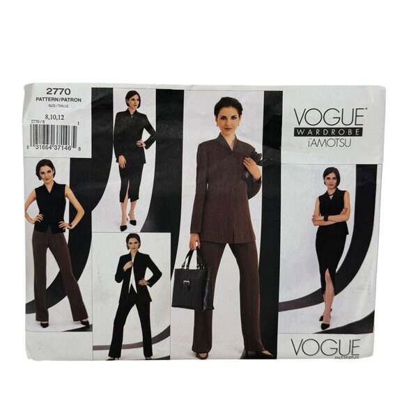 Vogue Wardrobe 2768 2770 2725 Sewing Patterns Jacket Top Skirt Pants Sizes 8-16 - Picture 2 of 10
